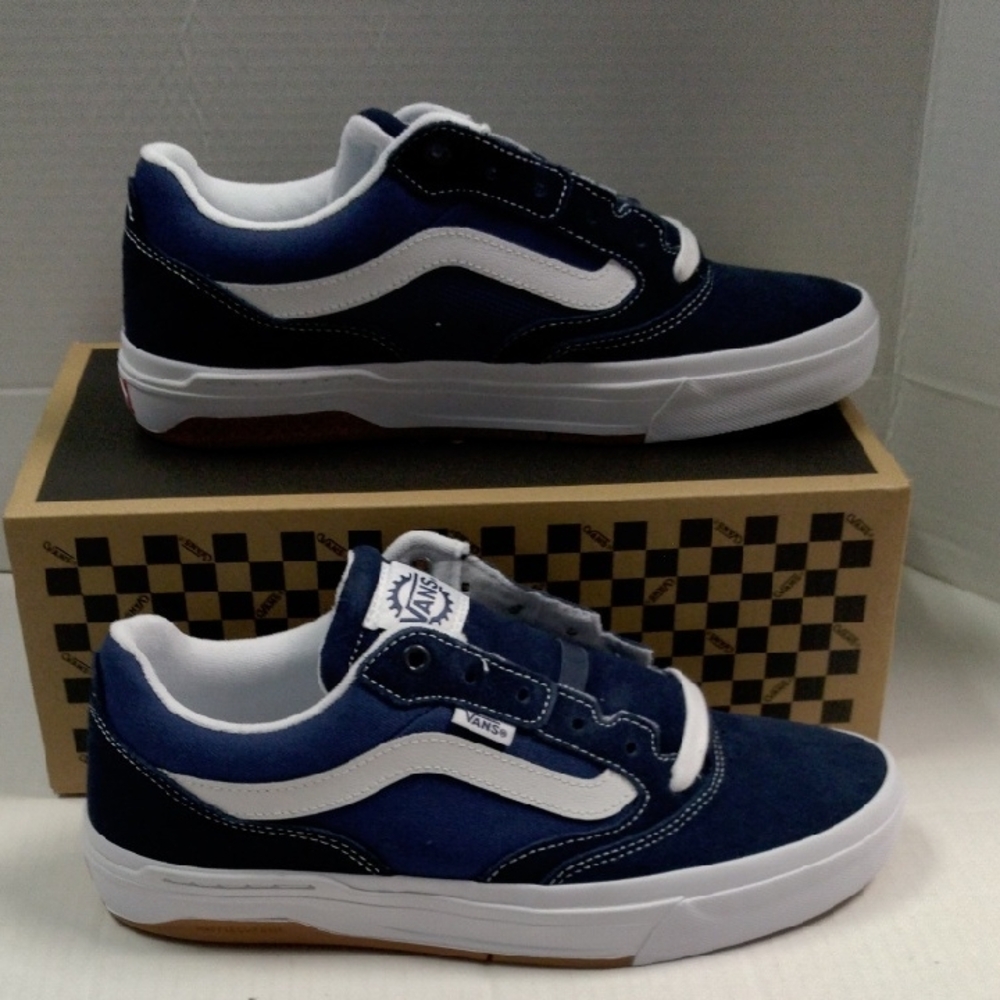 Vans BMX Proof Wafflecup Navy and White Sneakers